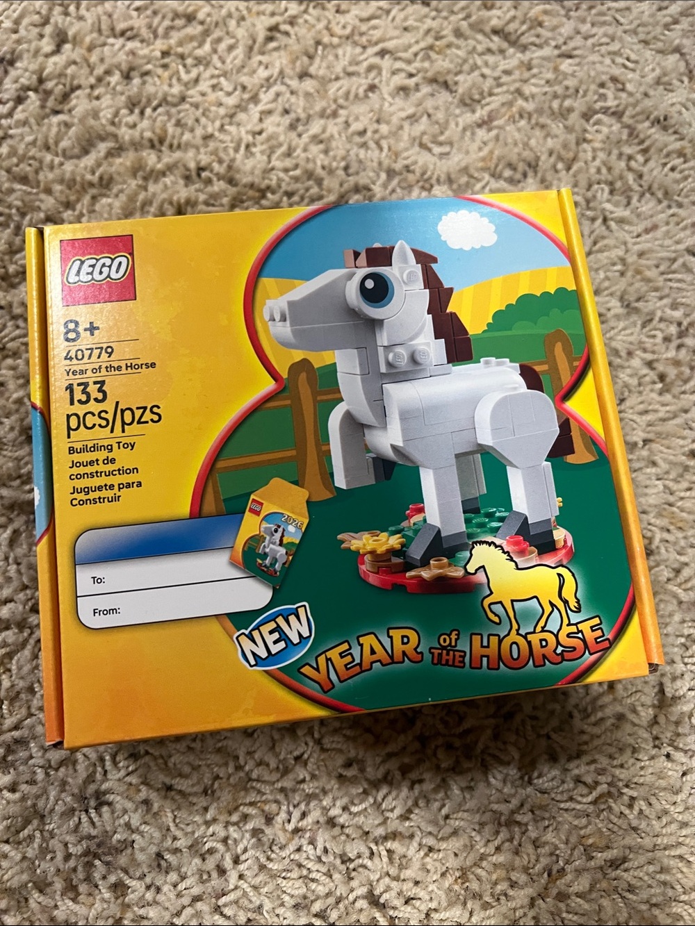 LEGO White and Brown Horse Year of the Horse Building Set
